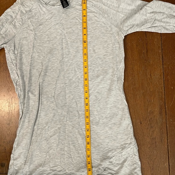 Active Life Heather Grey Long Sleeve sweater tunic dress - Picture 6 of 7